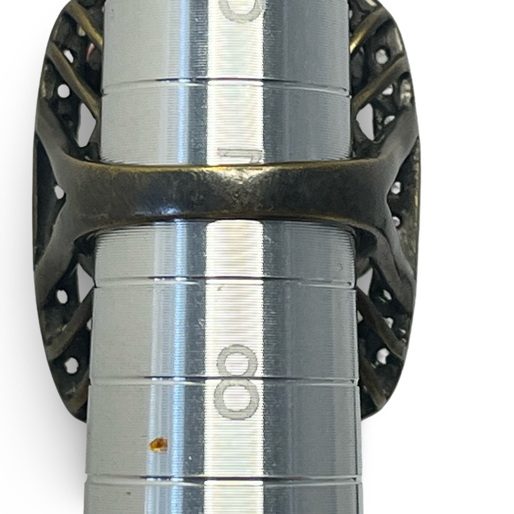 Multicolor Gemstone Statement Ring Size 7 - image 8